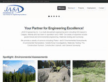 Tablet Screenshot of jasa.ca